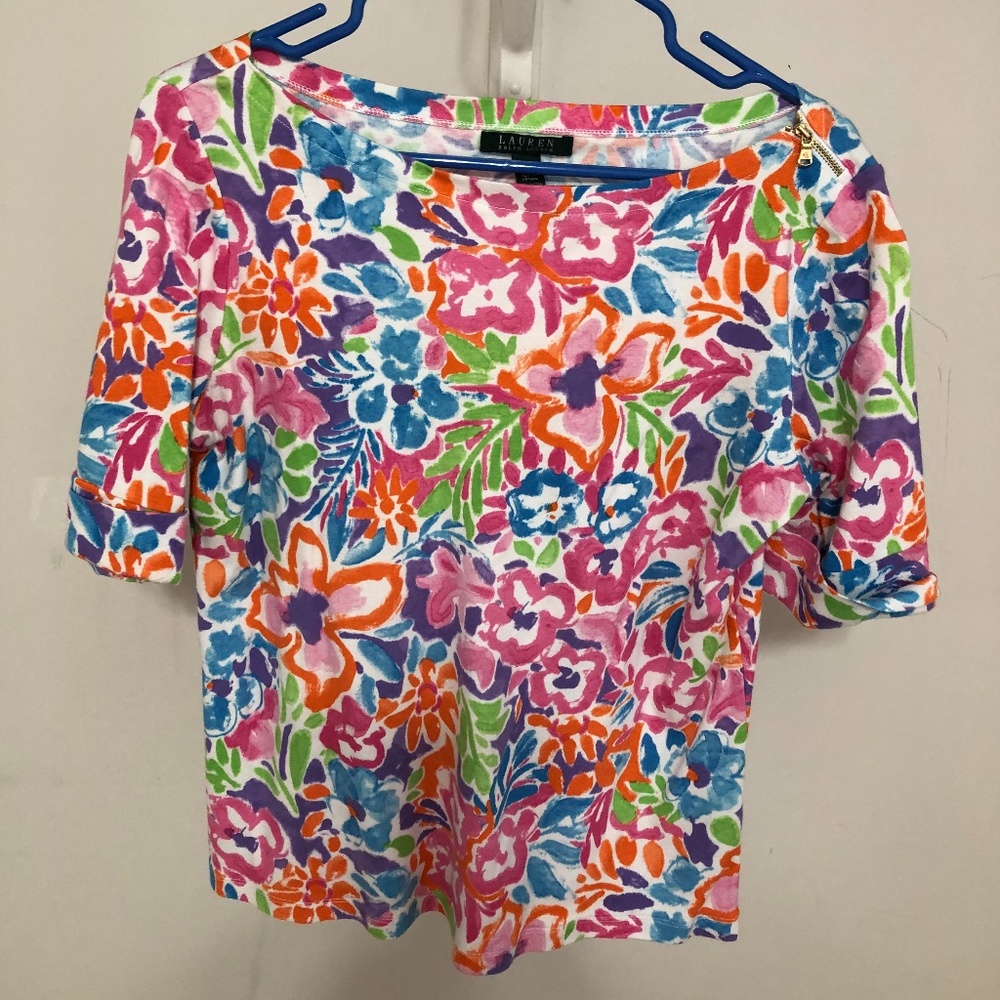 Lauren Ralph Lauren floral women's top